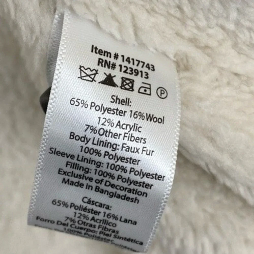 Jachs Wool Blend Shacket Mens M Plaid Flannel Sherpa Lined‎ Heavyweight